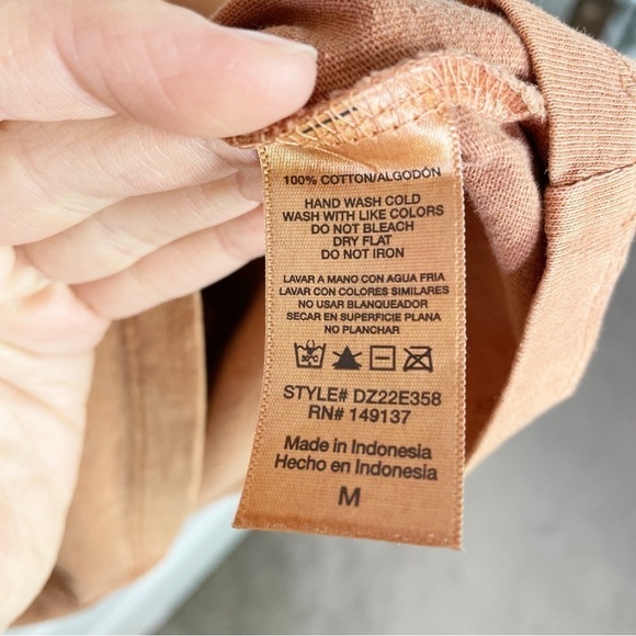 Carly Jean Los Angeles CJLA Playa Heather Cotton Mini Dress in Amber NWOT - Picture 6 of 7